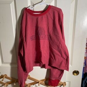 The black dog cropped crew neck.